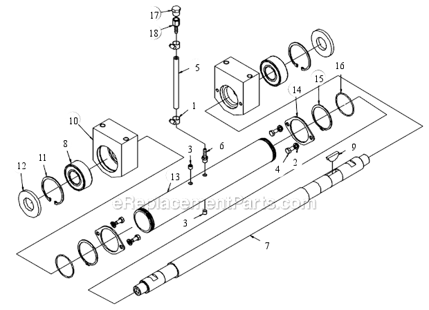 Page X Diagram and Parts List for MK-4024HY  MK Diamond Concrete Saw